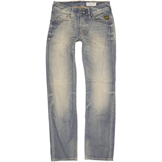 G-Star Heller Men Blue Straight Slim Jeans W29 L32