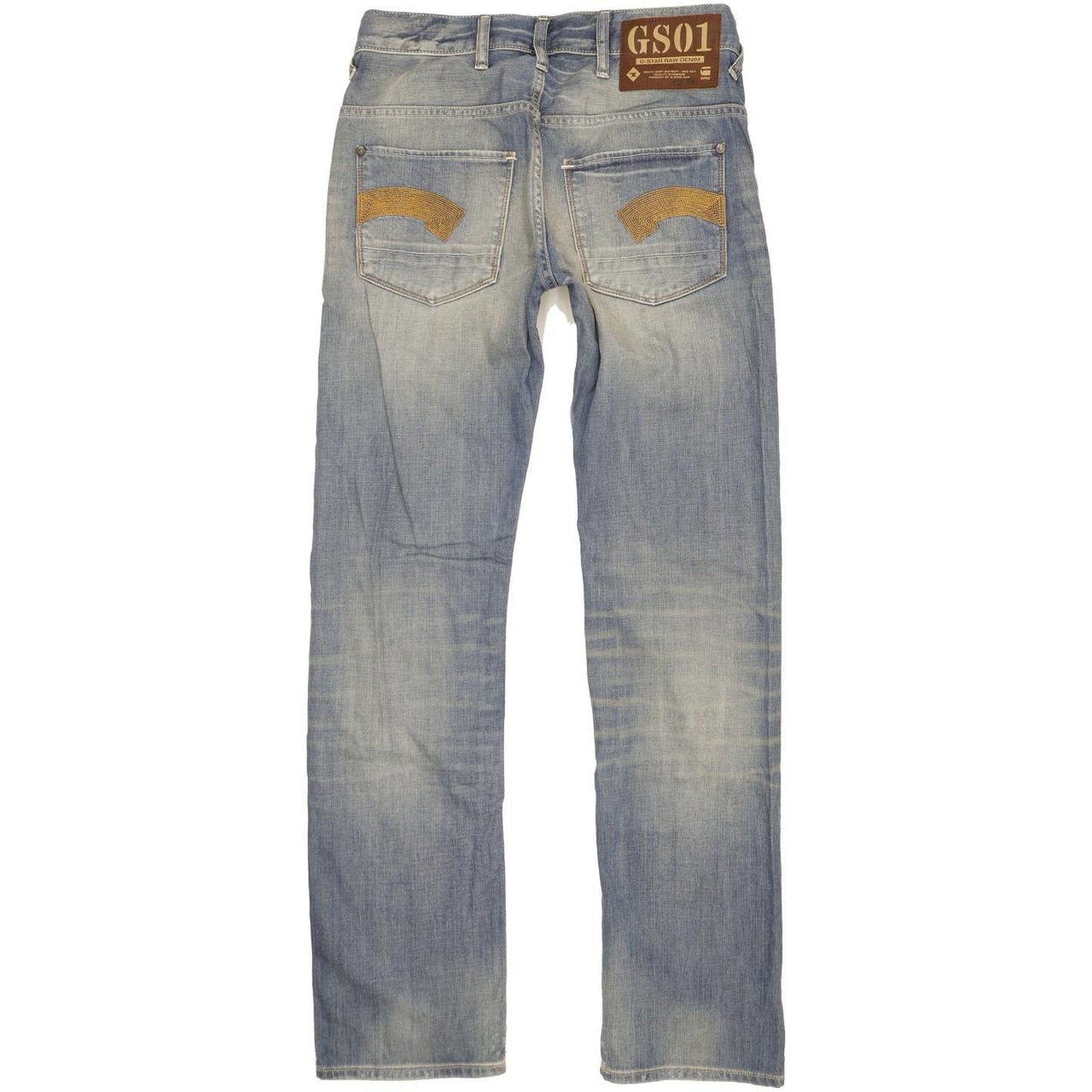 G-Star Heller Men Blue Straight Slim Jeans W29 L32