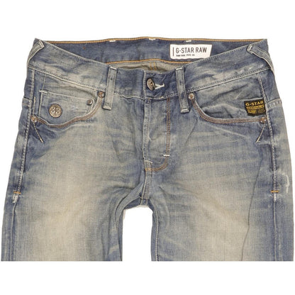 G-Star Heller Men Blue Straight Slim Jeans W29 L32