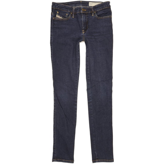 Diesel Skinzee 0813C Women Blue Skinny Slim Stretch Jeans W28 L29