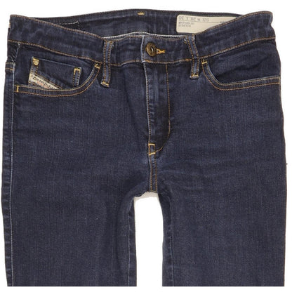 Diesel Skinzee 0813C Women Blue Skinny Slim Stretch Jeans W28 L29