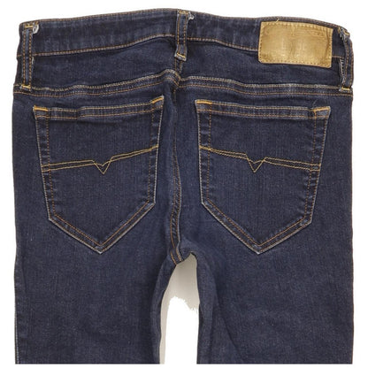 Diesel Skinzee 0813C Women Blue Skinny Slim Stretch Jeans W28 L29