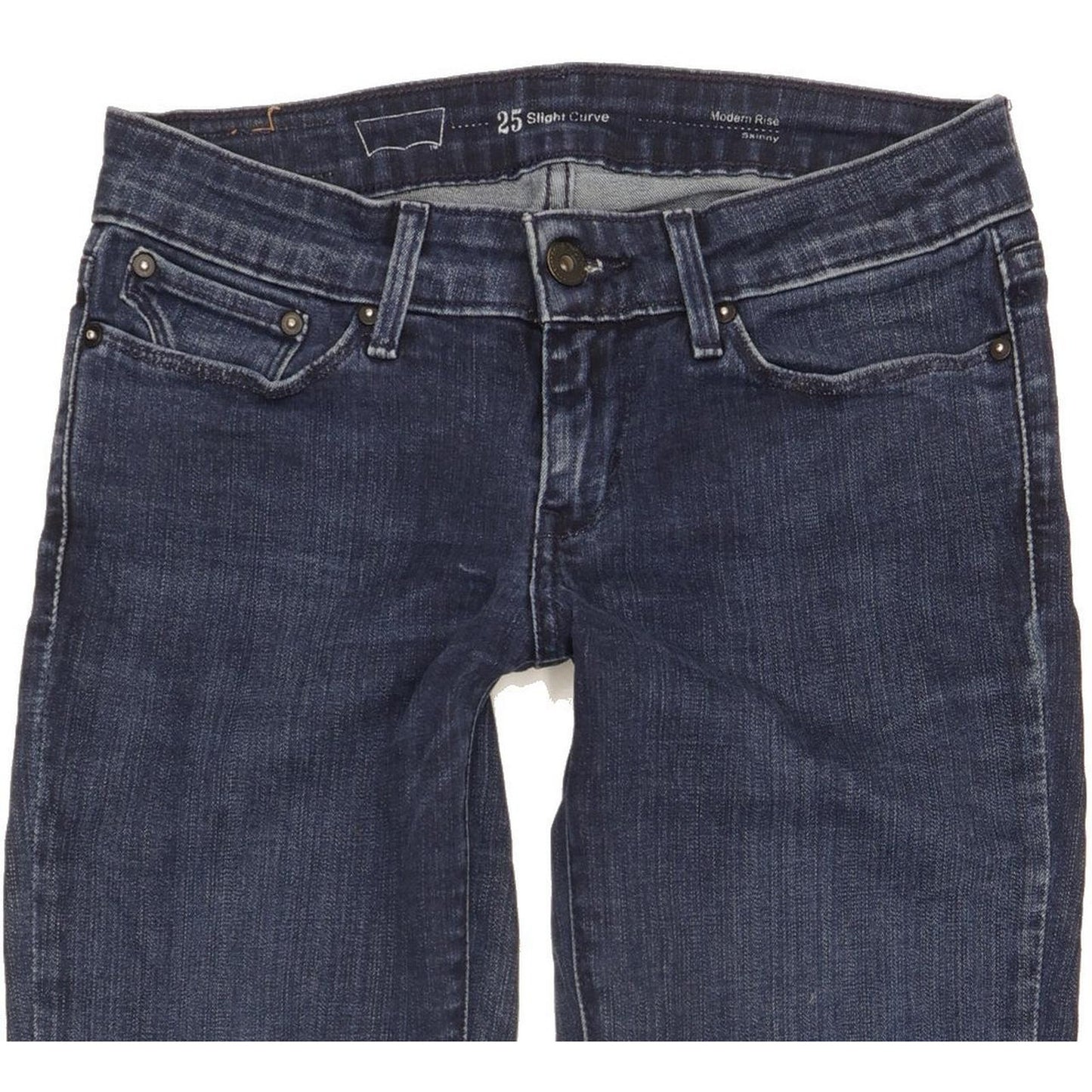 Levi's Slight Curve Women Blue Skinny Slim Stretch Jeans W25 L30