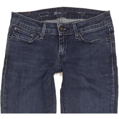 Levi's Slight Curve Women Blue Skinny Slim Stretch Jeans W25 L30