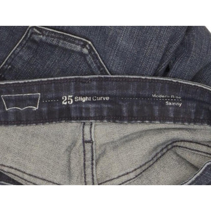 Levi's Slight Curve Women Blue Skinny Slim Stretch Jeans W25 L30