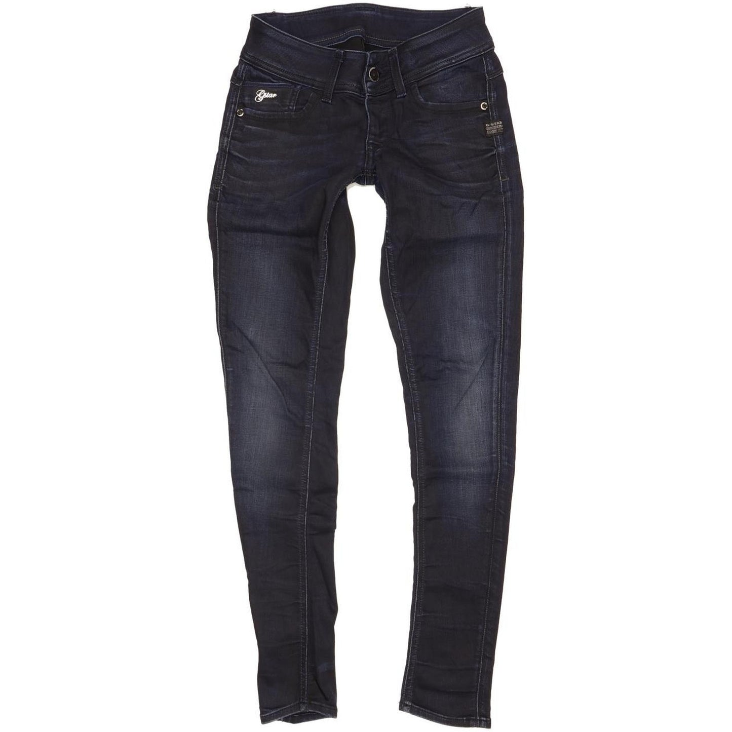 G-Star Lynn Women Navy Skinny Slim Stretch Jeans W26 L30