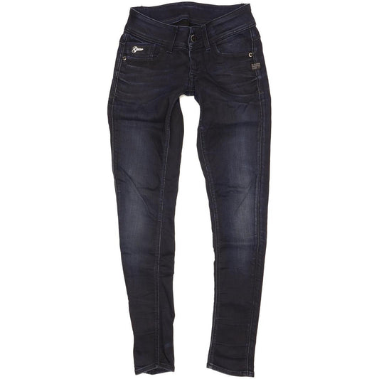 G-Star Lynn Women Navy Skinny Slim Stretch Jeans W26 L30