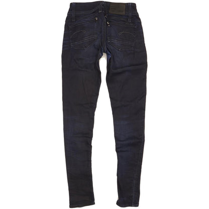 G-Star Lynn Women Navy Skinny Slim Stretch Jeans W26 L30