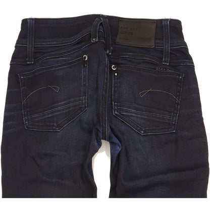 G-Star Lynn Women Navy Skinny Slim Stretch Jeans W26 L30