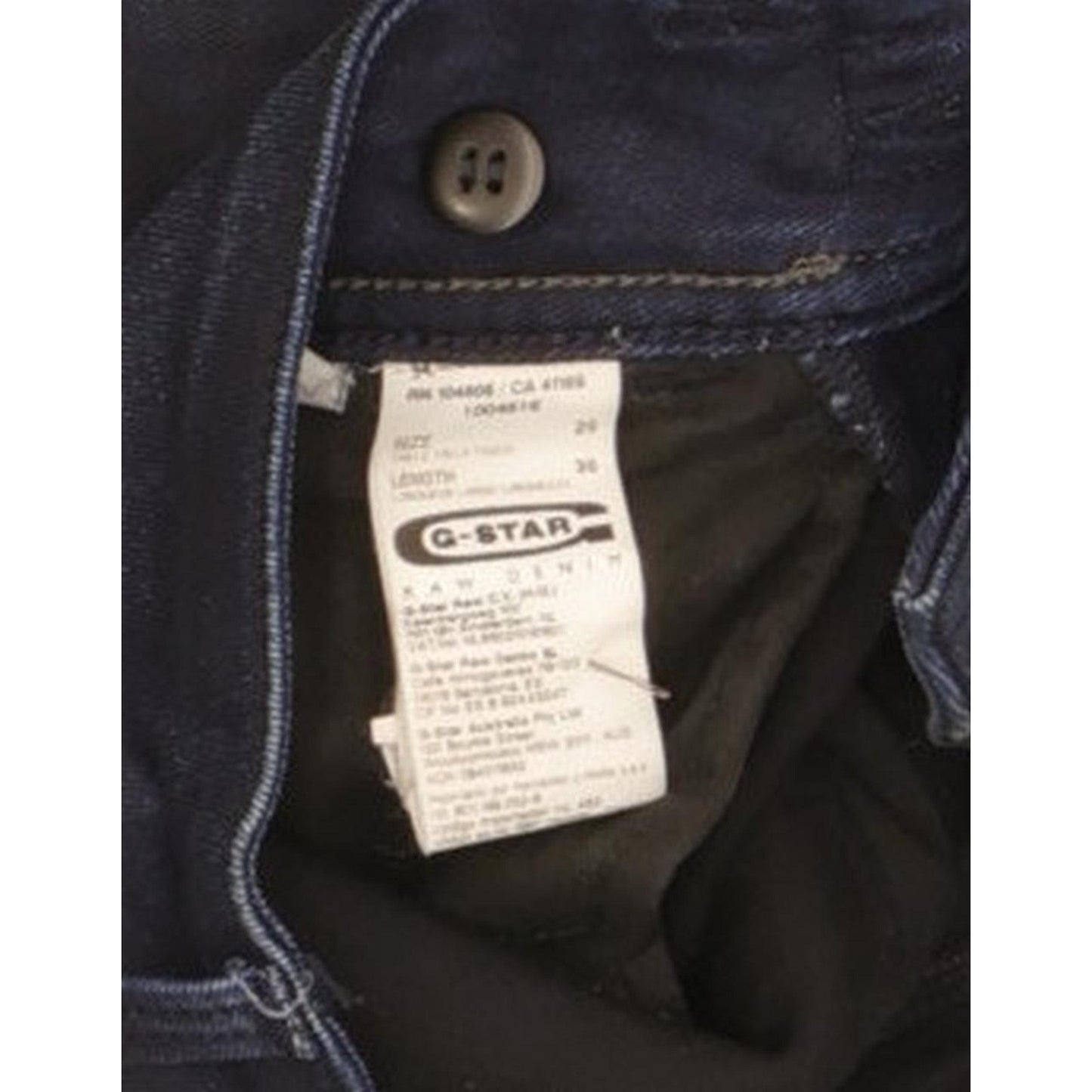 G-Star Lynn Women Navy Skinny Slim Stretch Jeans W26 L30
