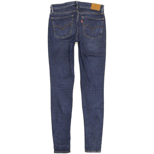 Levi's 710 Super Women Blue Skinny Slim Stretch Jeans W29 L32