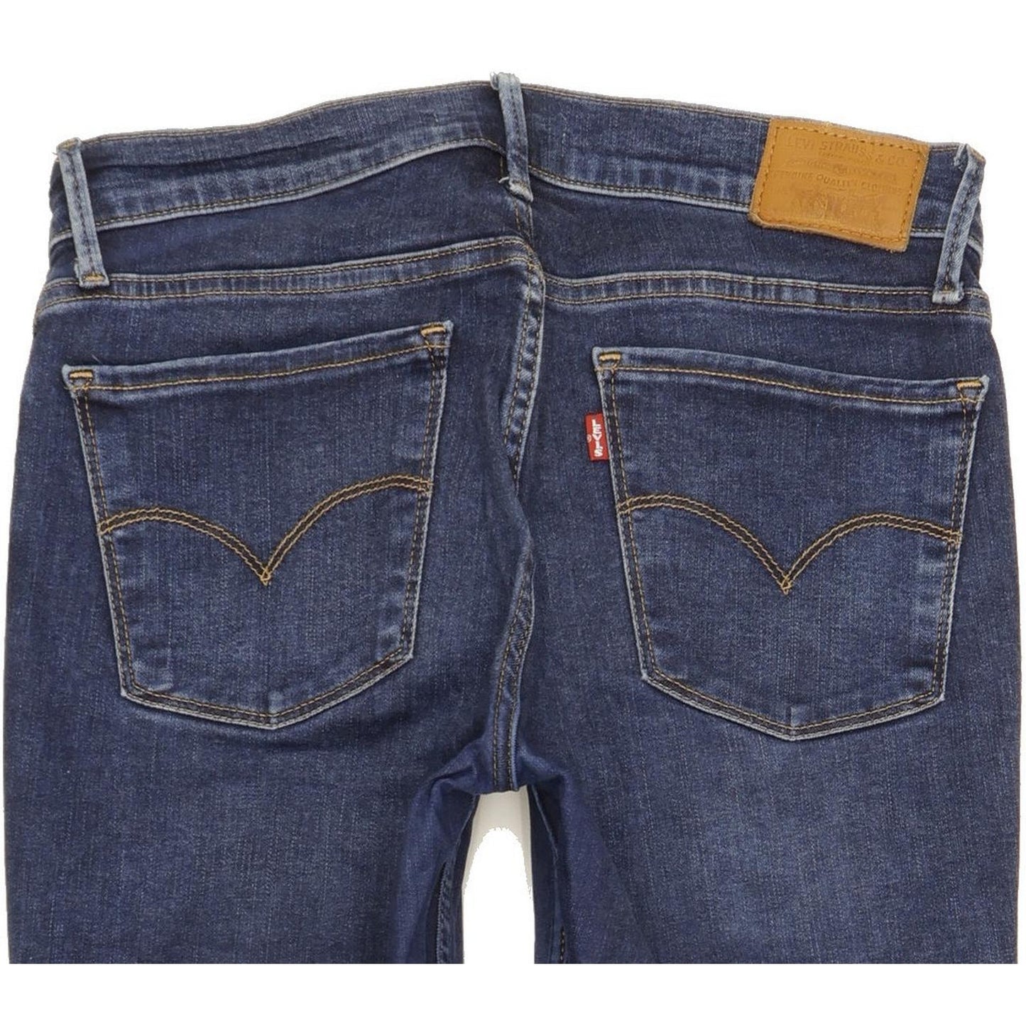 Levi's 710 Super Women Blue Skinny Slim Stretch Jeans W29 L32