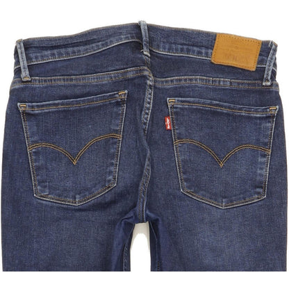 Levi's 710 Super Women Blue Skinny Slim Stretch Jeans W29 L32