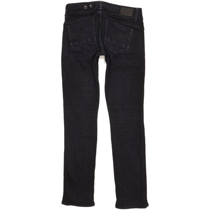 G-Star Midge Saddle Women Navy Straight Slim Stretch Jeans W28 L32