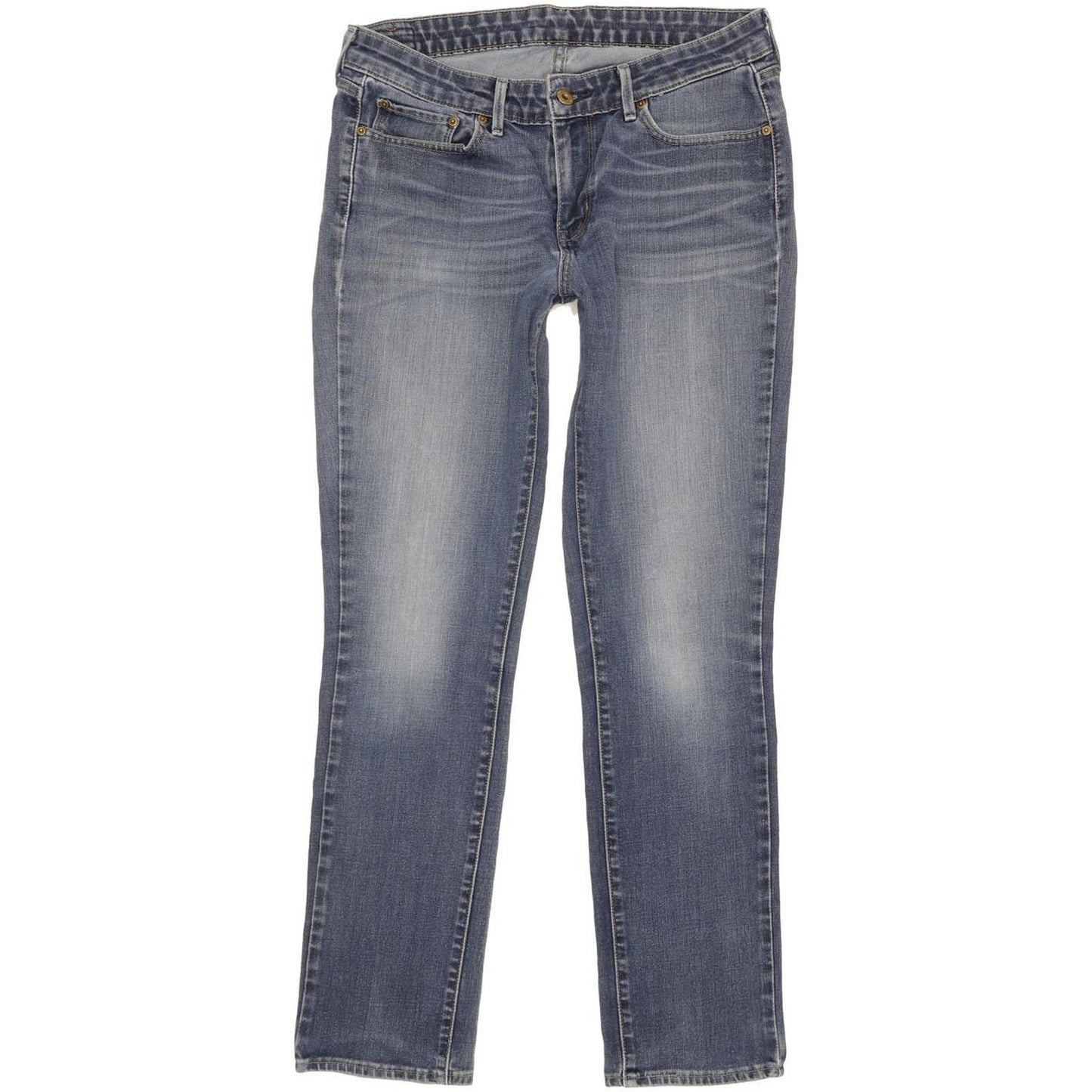 Levi's Women Blue Straight Slim Stretch Jeans W30 L30