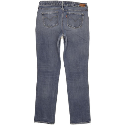 Levi's Women Blue Straight Slim Stretch Jeans W30 L30
