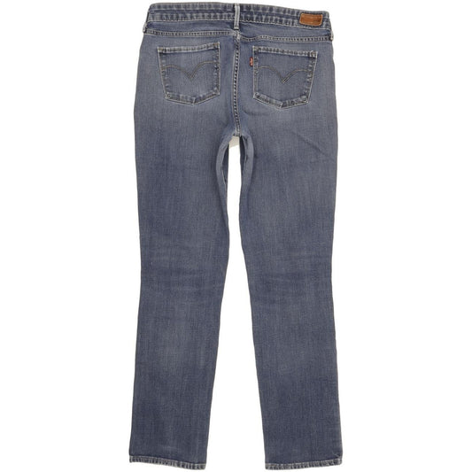 Levi's Women Blue Straight Slim Stretch Jeans W30 L30