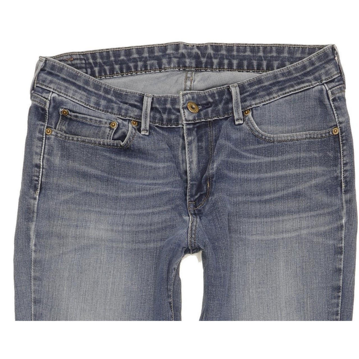 Levi's Women Blue Straight Slim Stretch Jeans W30 L30