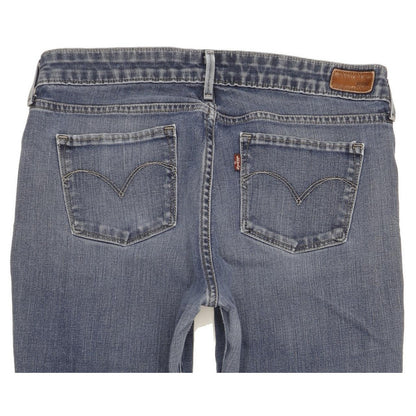 Levi's Women Blue Straight Slim Stretch Jeans W30 L30