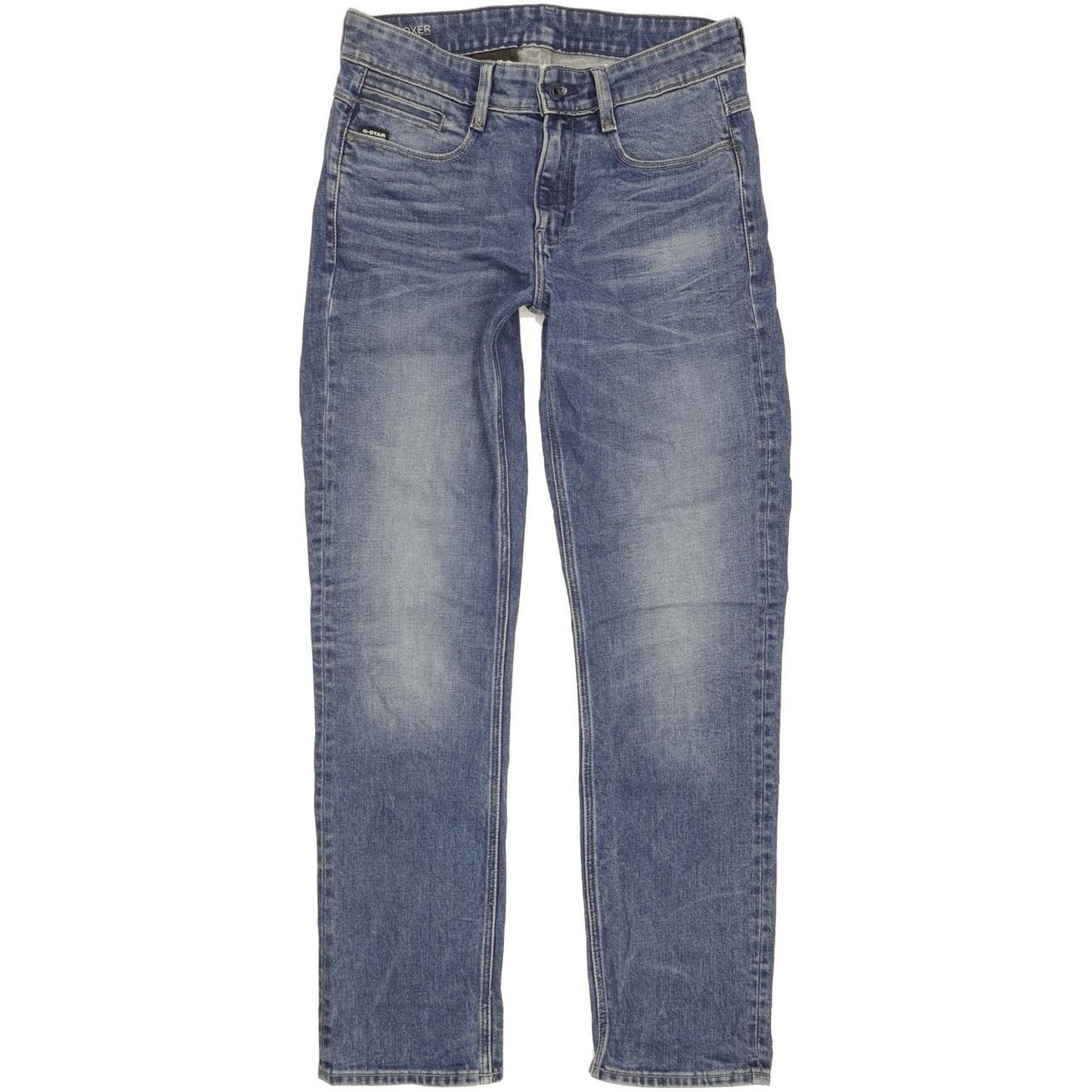 G-Star Noxer Men Blue Straight Slim Stretch Jeans W28 L30
