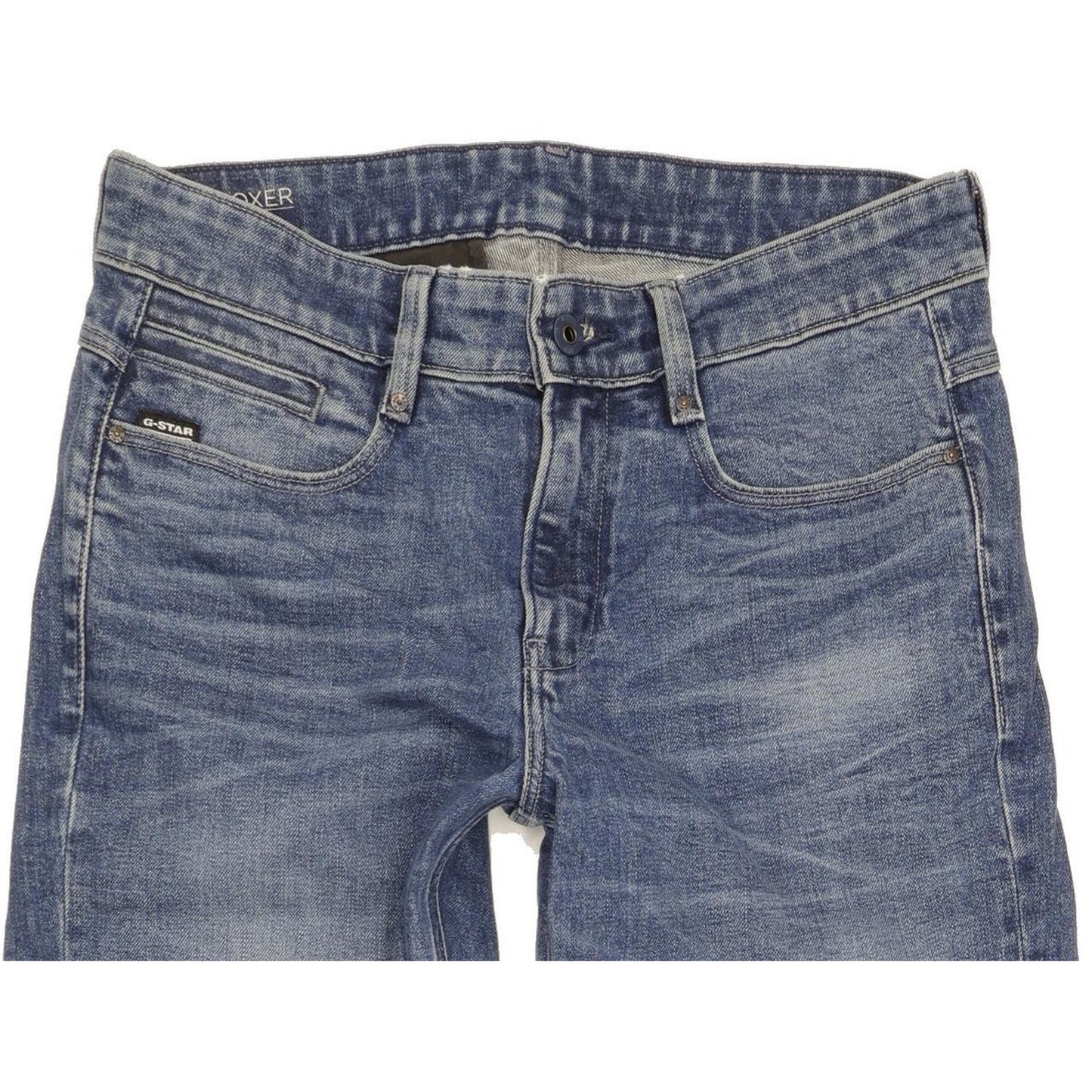 G-Star Noxer Men Blue Straight Slim Stretch Jeans W28 L30