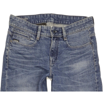 G-Star Noxer Men Blue Straight Slim Stretch Jeans W28 L30
