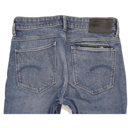 G-Star Noxer Men Blue Straight Slim Stretch Jeans W28 L30