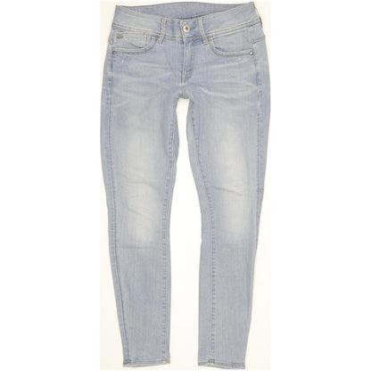 G-Star Lynn Women Blue Skinny Slim Stretch Jeans W28 L30