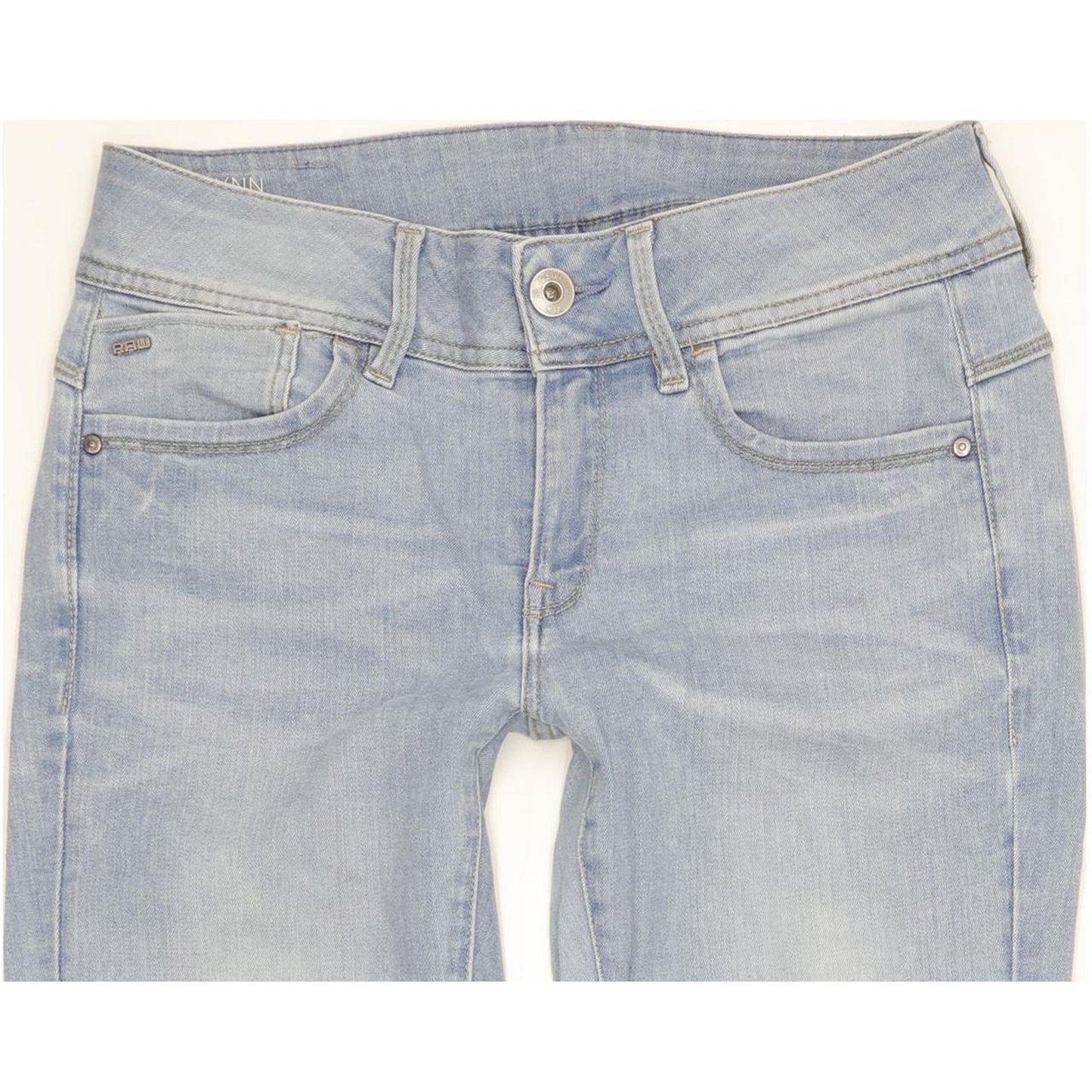 G-Star Lynn Women Blue Skinny Slim Stretch Jeans W28 L30