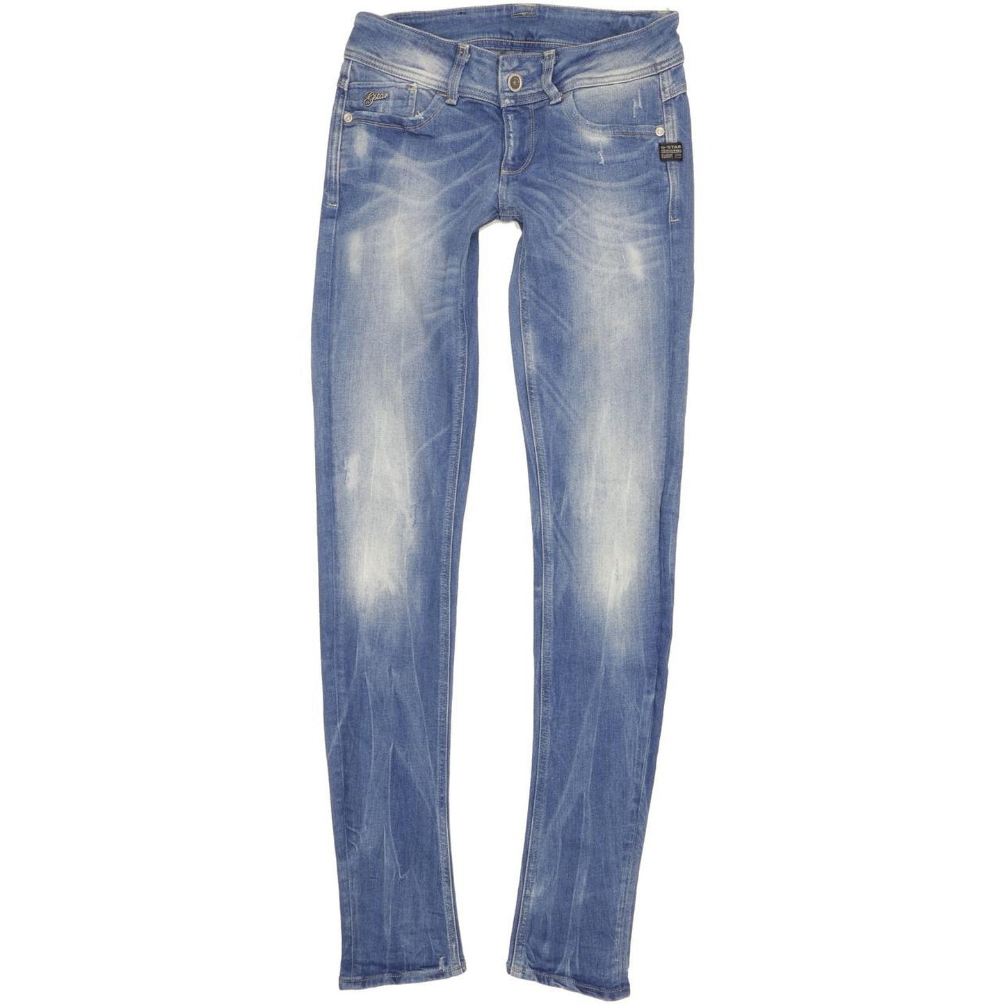 G-Star Lynn Women Blue Skinny Slim Stretch Jeans W27 L35