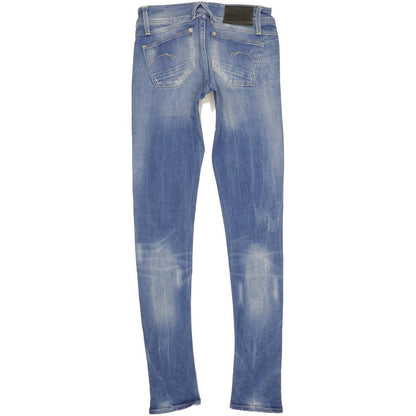G-Star Lynn Women Blue Skinny Slim Stretch Jeans W27 L35