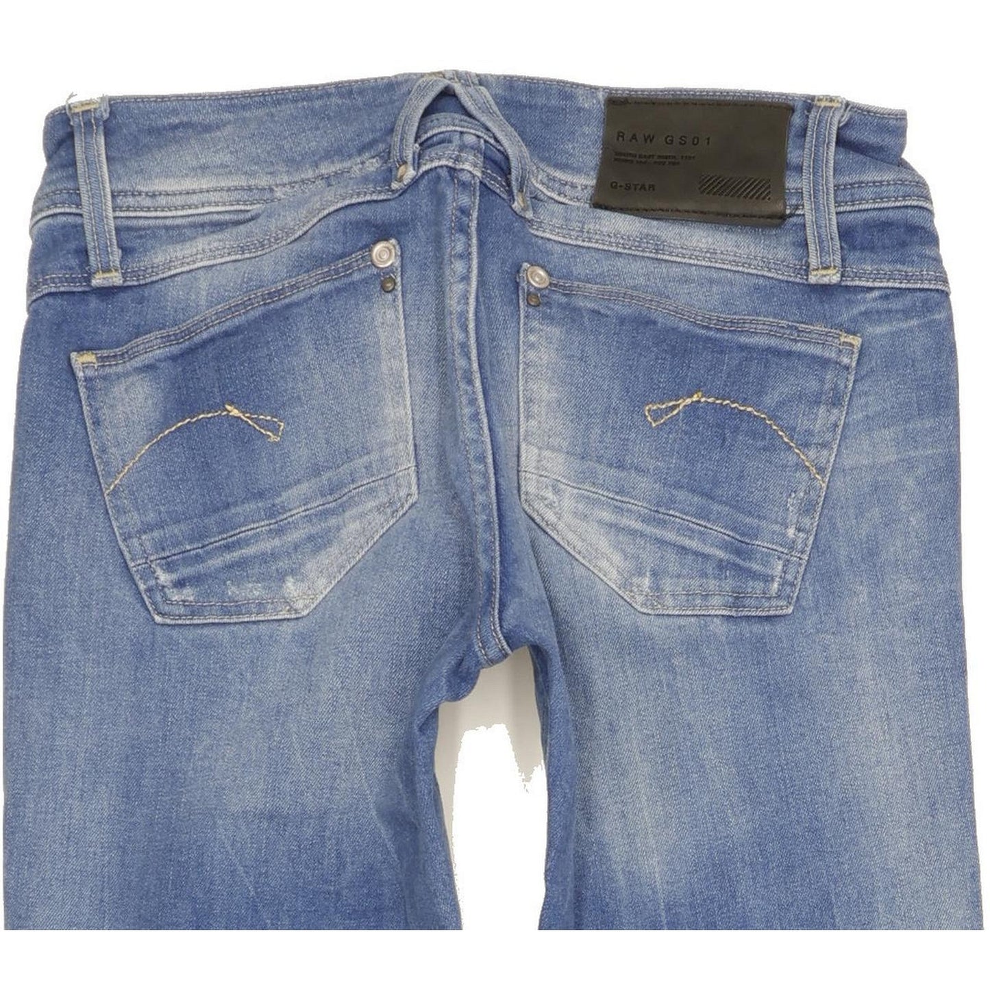G-Star Lynn Women Blue Skinny Slim Stretch Jeans W27 L35
