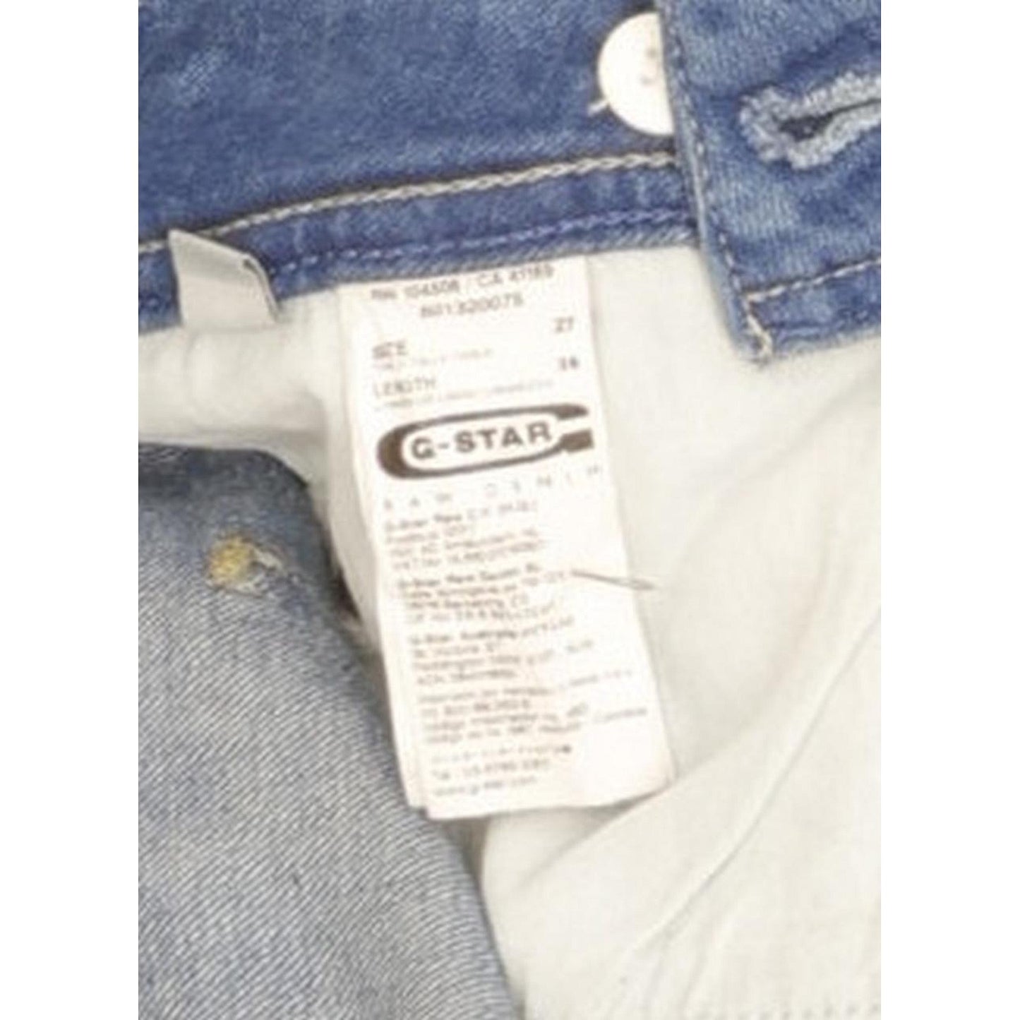 G-Star Lynn Women Blue Skinny Slim Stretch Jeans W27 L35