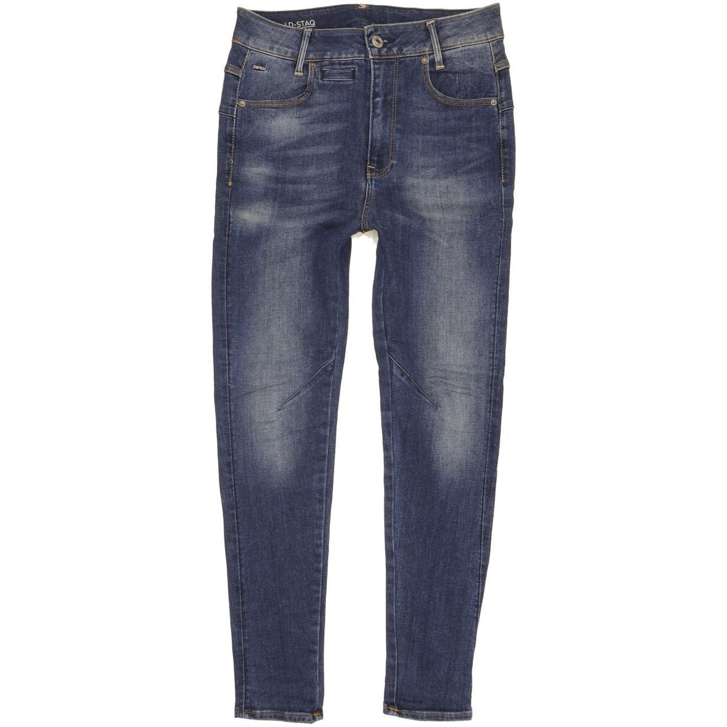 G-Star D-Staq Mid Blue Skinny Slim Boyfriend Stretch Jeans High Waisted W23 L30