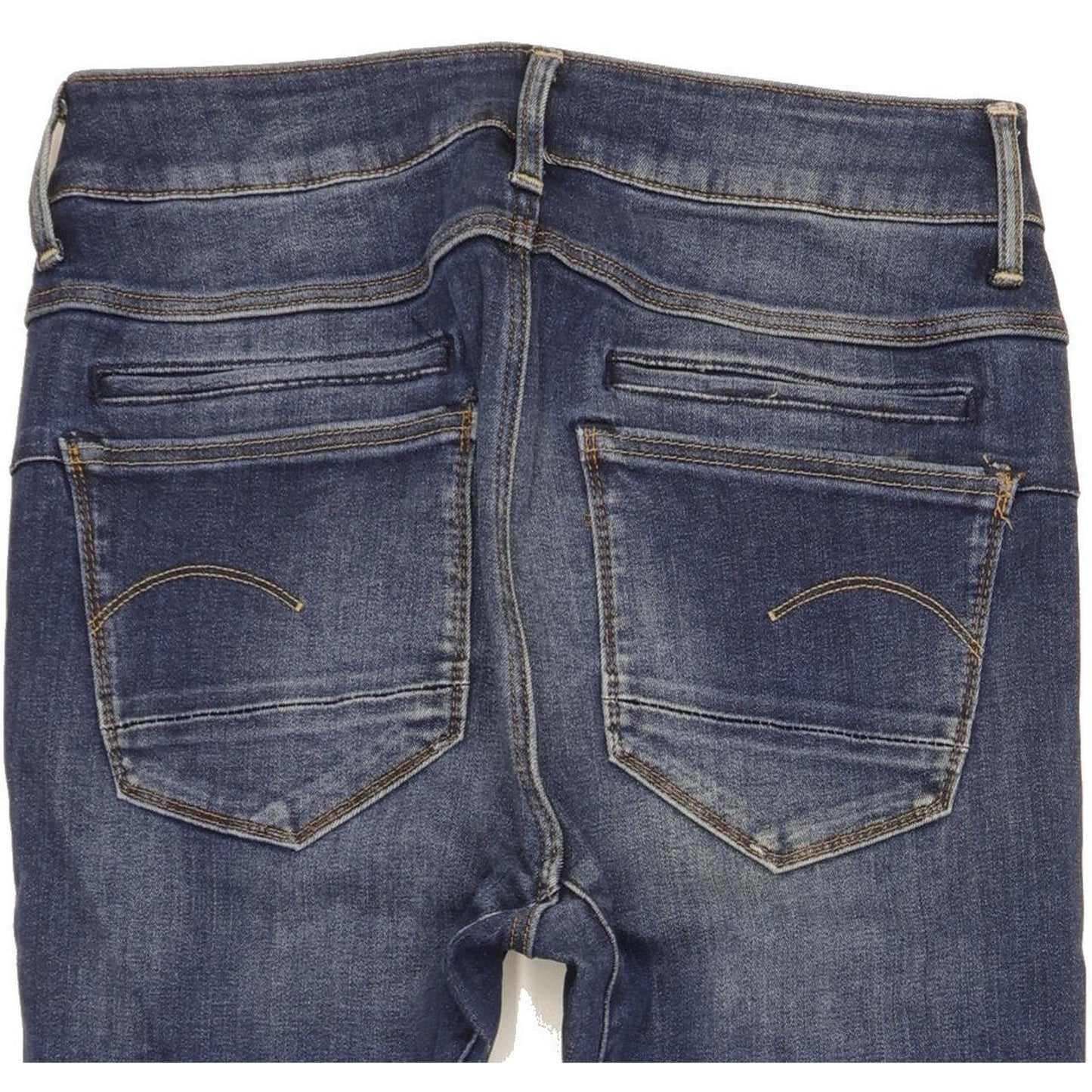 G-Star D-Staq Mid Blue Skinny Slim Boyfriend Stretch Jeans High Waisted W23 L30