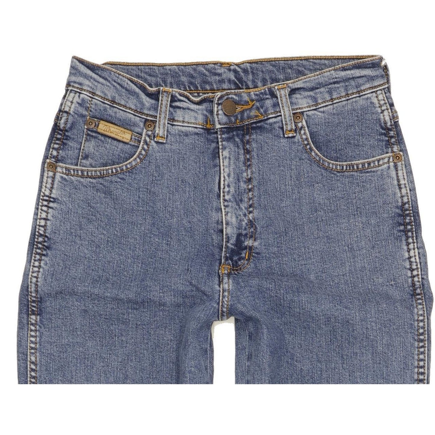 Wrangler Blue Straight Regular Stretch Jeans High Waisted W26 L30