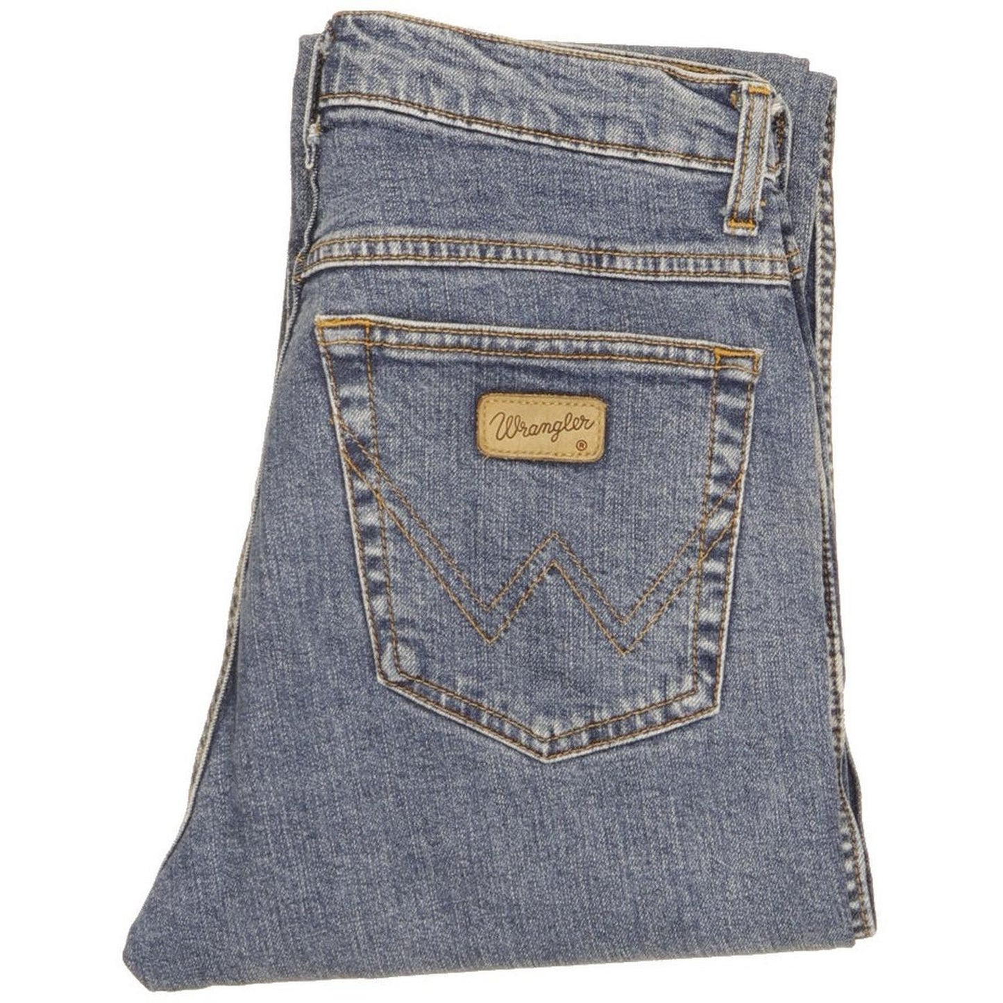 Wrangler Blue Straight Regular Stretch Jeans High Waisted W26 L30