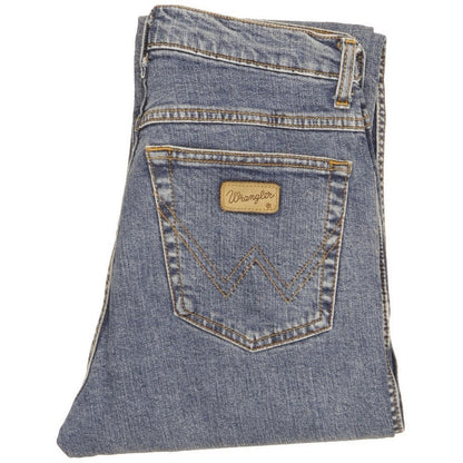 Wrangler Blue Straight Regular Stretch Jeans High Waisted W26 L30