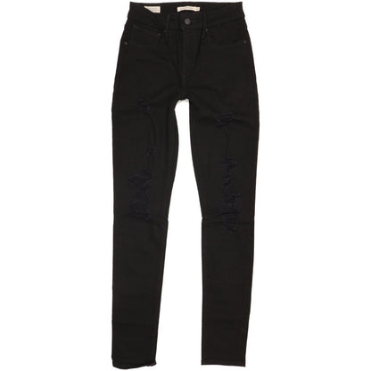 Diesel 721 Women Black Skinny Slim Stretch Jeans W27 L32