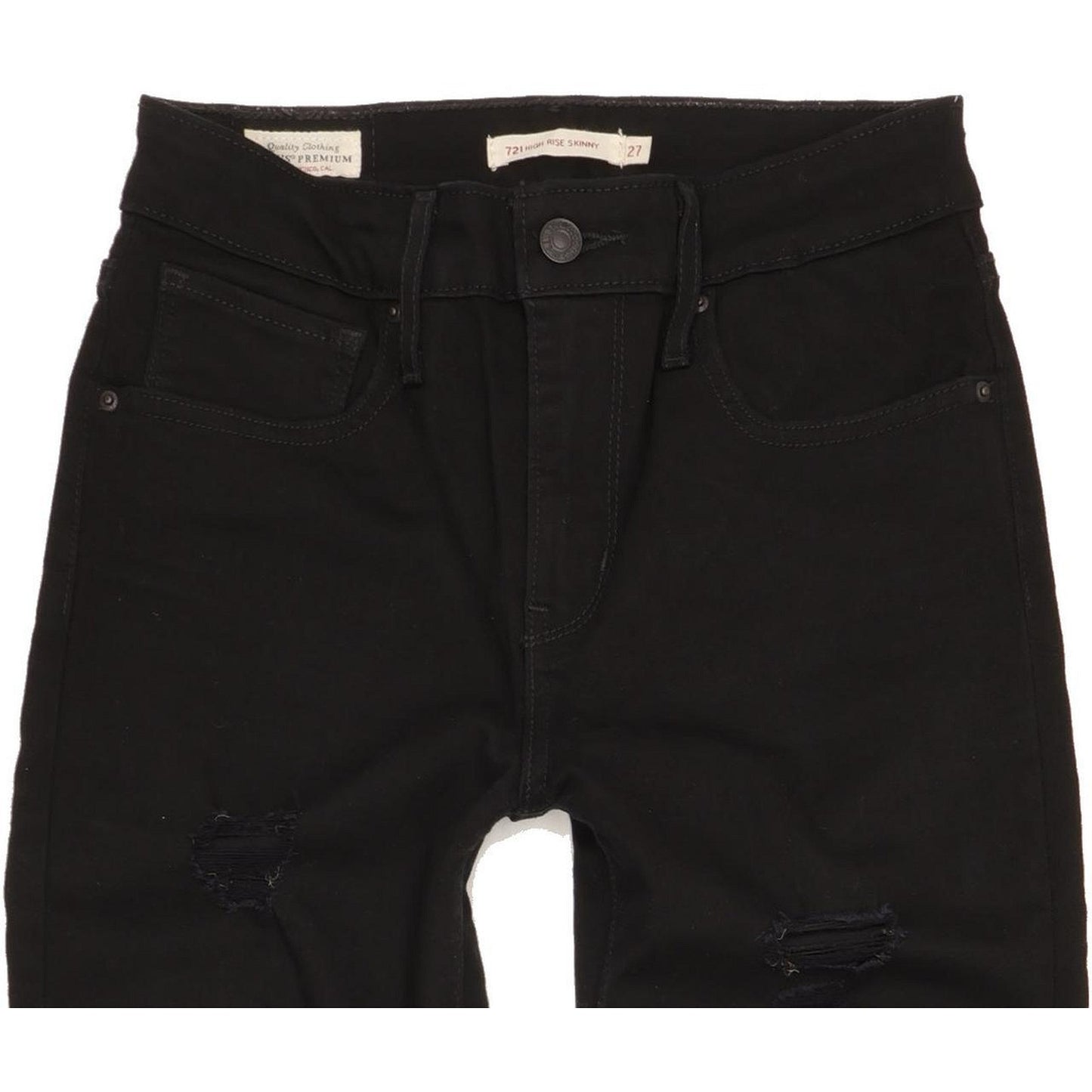 Diesel 721 Women Black Skinny Slim Stretch Jeans W27 L32