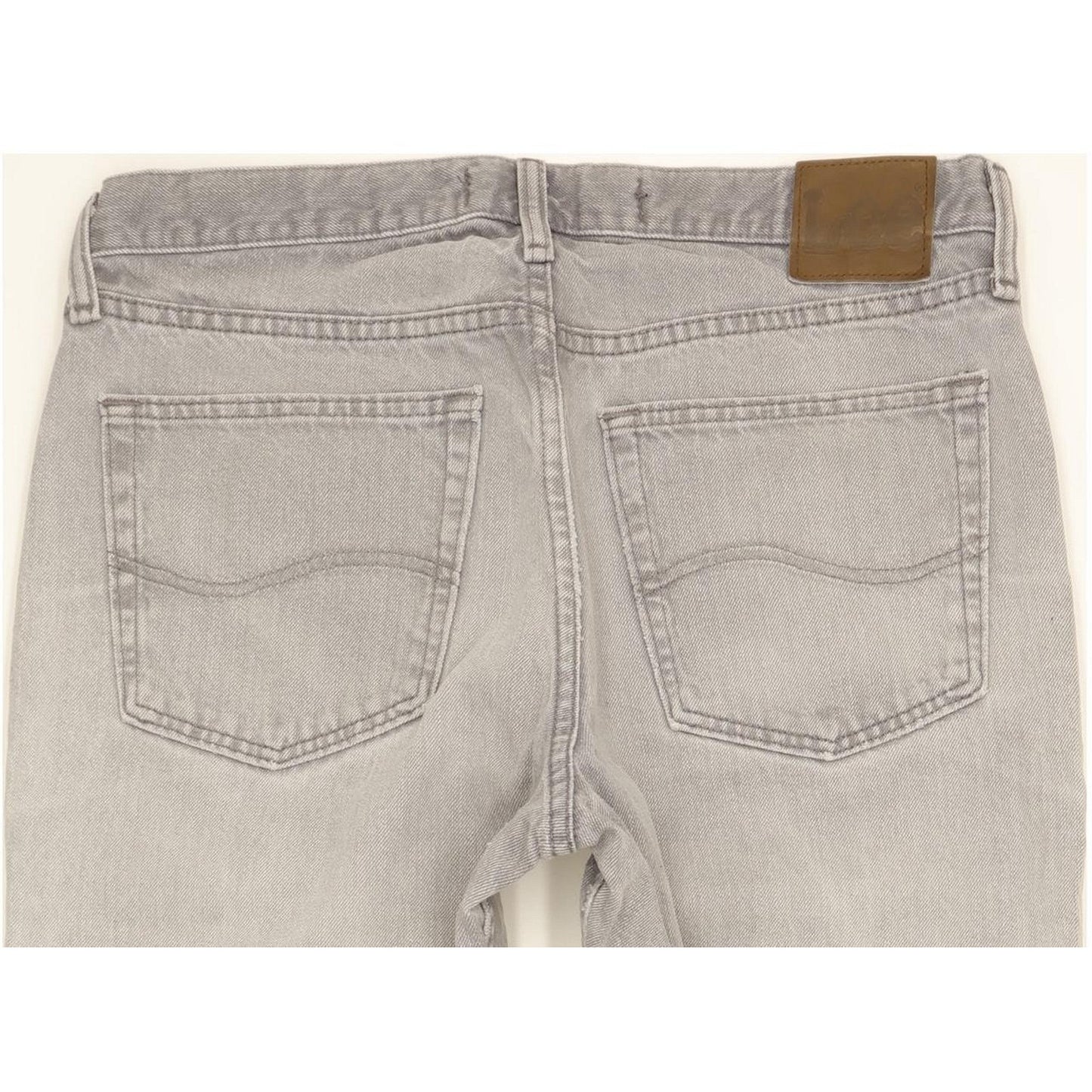 Lee Jim Men Grey Straight Regular Jeans W33 L31