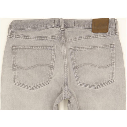 Lee Jim Men Grey Straight Regular Jeans W33 L31