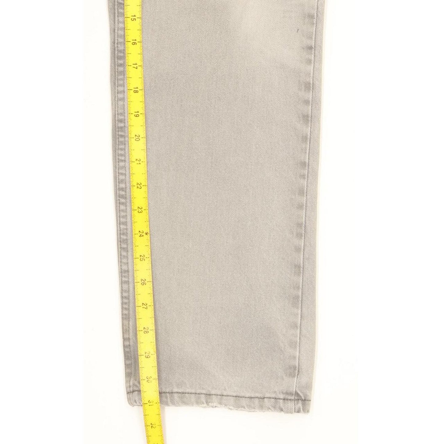 Lee Jim Men Grey Straight Regular Jeans W33 L31
