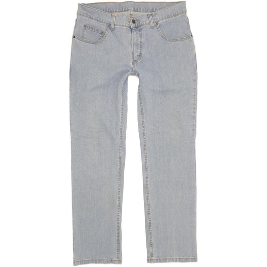 Pioneer Five Pockets Men Blue Straight Regular Stretch Jeans W34 L30