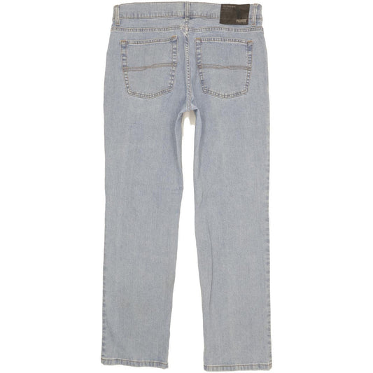 Pioneer Five Pockets Men Blue Straight Regular Stretch Jeans W34 L30