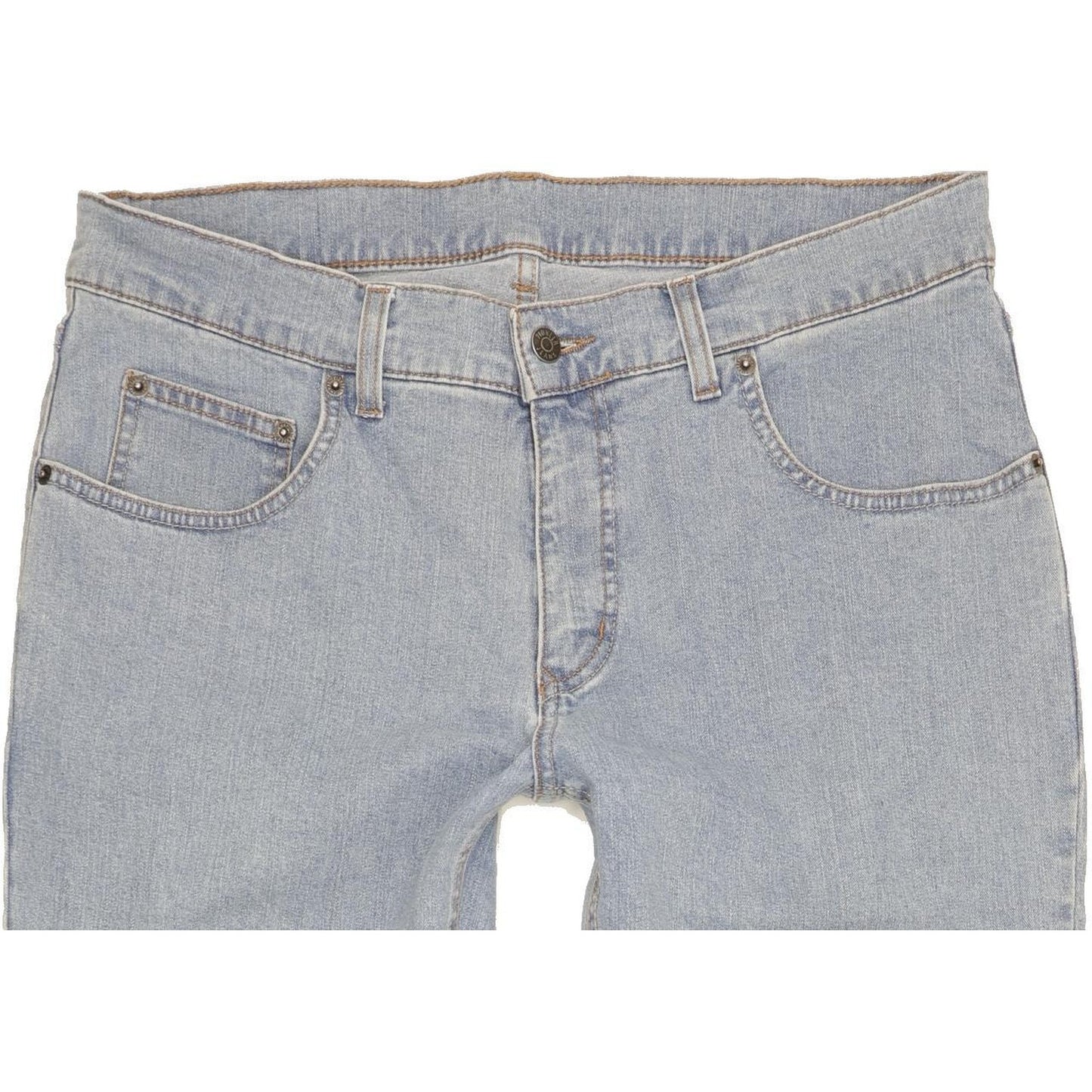 Pioneer Five Pockets Men Blue Straight Regular Stretch Jeans W34 L30