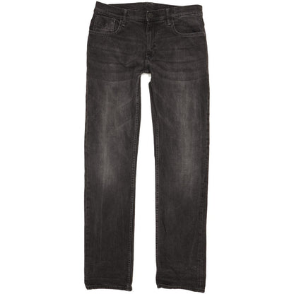 Lee Men Black Straight Regular Jeans W32 L34