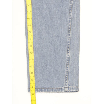 Wrangler Durable Quality Men Blue Straight Regular Stretch Jeans W31 L29