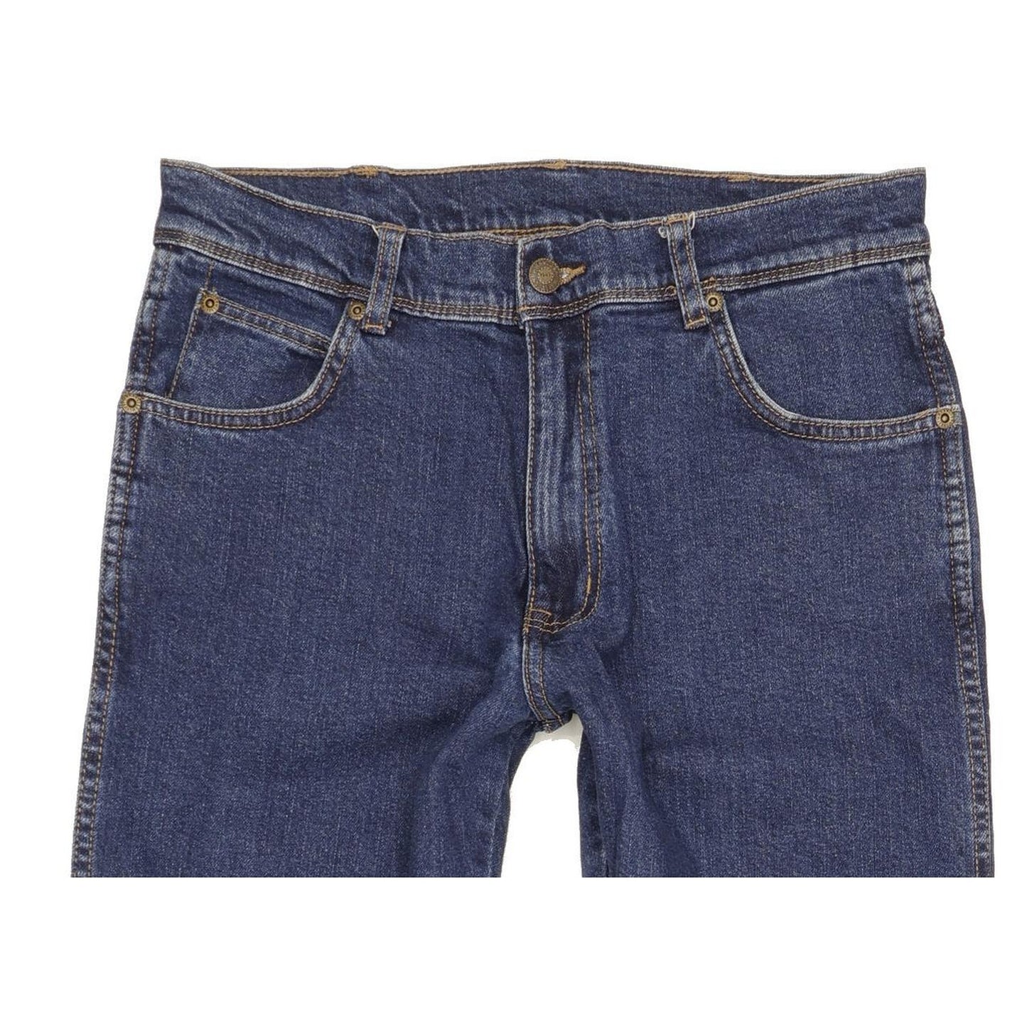 Wrangler Durable Quality Men Blue Straight Regular Stretch Jeans W31 L29