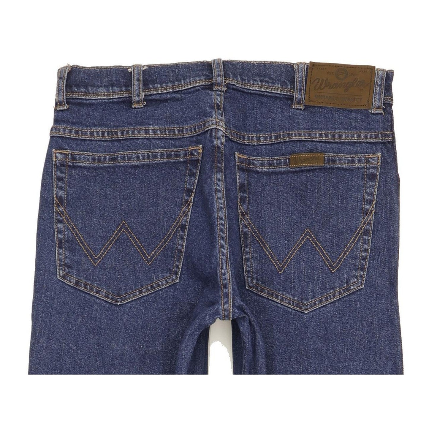 Wrangler Durable Quality Men Blue Straight Regular Stretch Jeans W31 L29